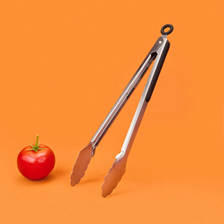 Çelik Maşa - Gri - 34 cm