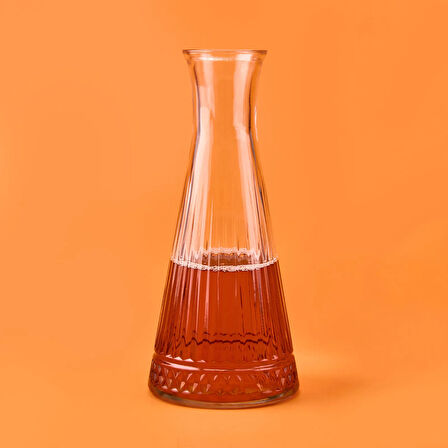 Elysa Düz Karaf - Şeffaf - 940 ml