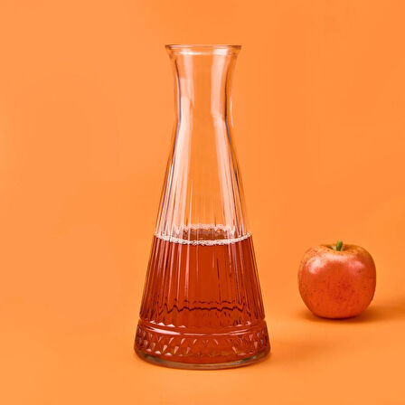 Elysa Düz Karaf - Şeffaf - 940 ml