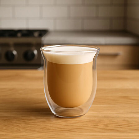 Double Wall 2'li Bardak - Şeffaf - 200 ml