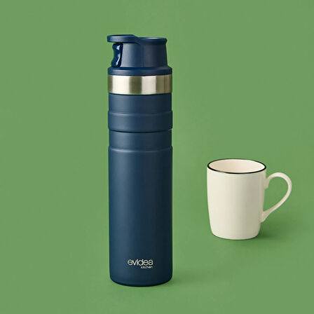 Kitchen Bireysel Termos - Lacivert - 600 ml