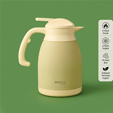 Kitchen Çay Termosu - Bej - 1,5 lt