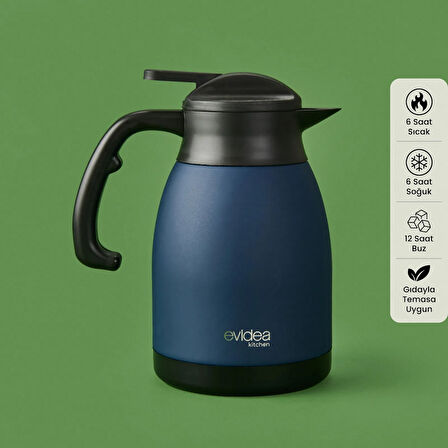 Kitchen Çay Termosu - Lacivert - 1,5 lt