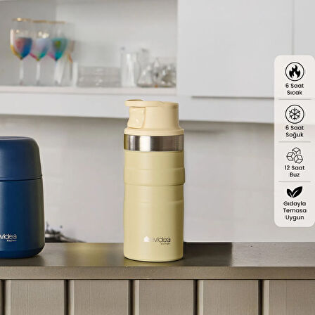 Kitchen Bireysel Termos - Bej - 350 ml