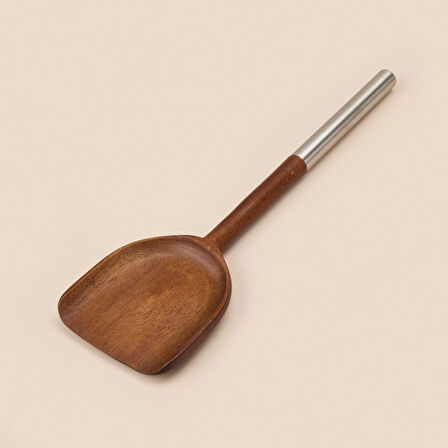 Akasya Spatula - Kahverengi / Gri - 32 cm