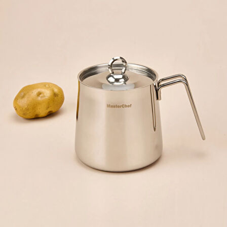 Kızartma Potu - Gri - 13x18 cm