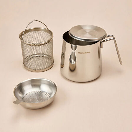 Kızartma Potu - Gri - 13x18 cm