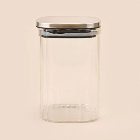 Whitley Cam Kavanoz - Şeffaf / Gri - 1,8 lt