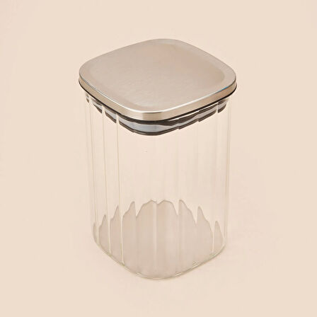 Whitley Cam Kavanoz - Şeffaf / Gri - 1,8 lt