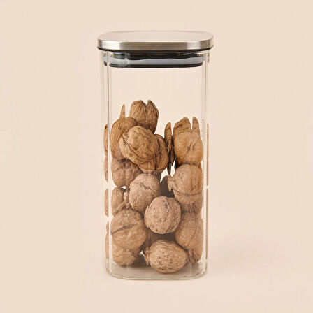 Whitley Cam Kavanoz - Şeffaf / Gri - 2,4 lt