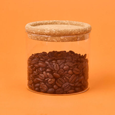 Joseph Cam Kavanoz - Şeffaf / Açık Kahverengi - 800 ml