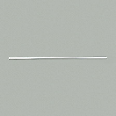 Paslanmaz Çelik Düz Oklava - Gri - 76 cm