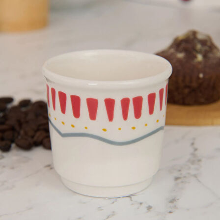 Kitchen Bon Appetit Espresso Fincanı - Renkli - 80 ml