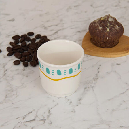 Kitchen Amour Espresso Fincanı - Renkli - 80 ml