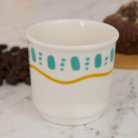 Kitchen Amour Espresso Fincanı - Renkli - 80 ml