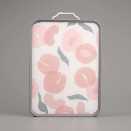 Çift Taraflı Desenli Kesme Tahtası - Asorti - 39x29 cm