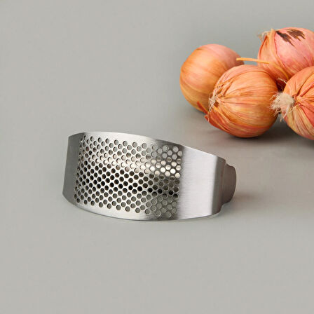 Sarımsak Ezici - Gri - 20 cm