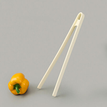 Silikon Maşa - Krem - 28 cm