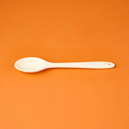 Silikon Kaşık - Krem