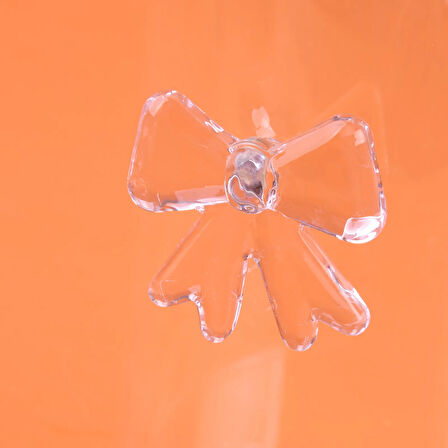 Kitchen Fiyonk Figürlü Borosilikat Cam Meşrubat Bardağı - Şeffaf - 510 ml