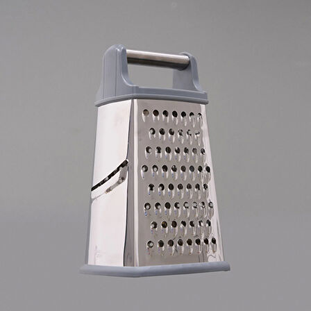 Amber Kare Rende - Gri - 12 cm