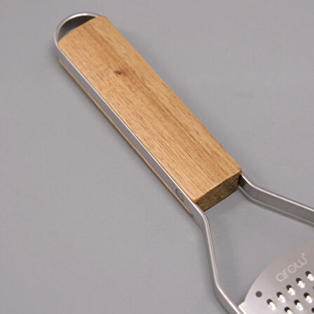 Ahşap Saplı Klasik Bıçaklı El Rendesi - Açık Kahverengi / Gri