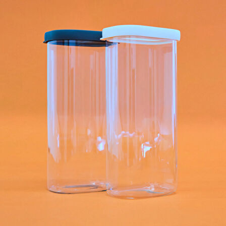 Nuevo Cam Saklama Kabı - Asorti - 2 lt