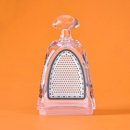 Akrilik Dikdörtgen Rende - Siyah / Gri