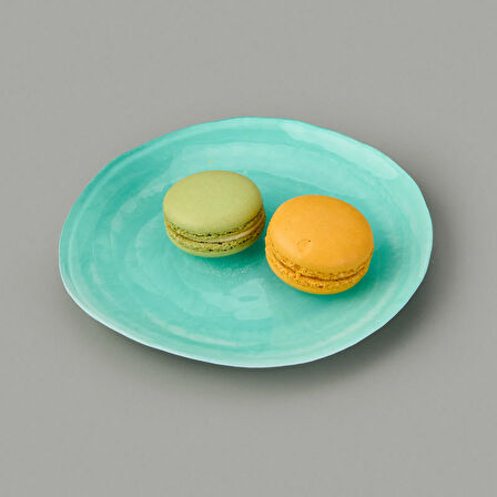 Kitchen Kronos 4'lü Tabak - Mavi - 16 cm