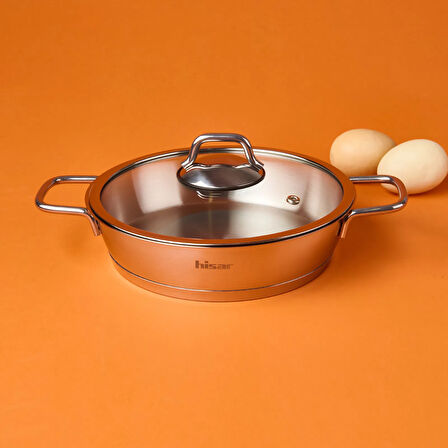 Teos Çelik Sahan - Inox - 20 cm