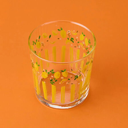 Frutta Cam Su Bardağı - Sarı - 380 ml