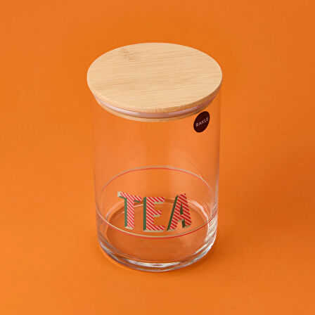 Dia Retro Kapaklı Cam Kavanoz - Renkli - 1050 ml