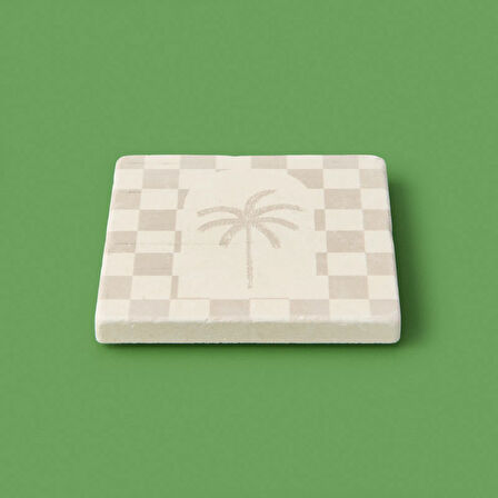 Kitchen Palm Bardak Altlığı - Renkli - 10 cm