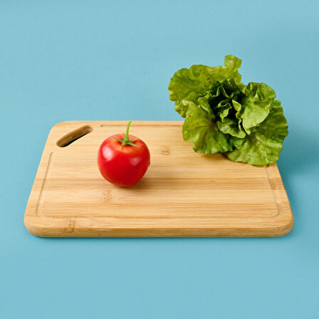 Bambu Kesme Tahtası - Krem - 22x32 cm