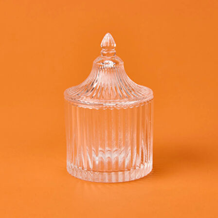 Kristal Cam Şekerlik - Şeffaf - 7 cm