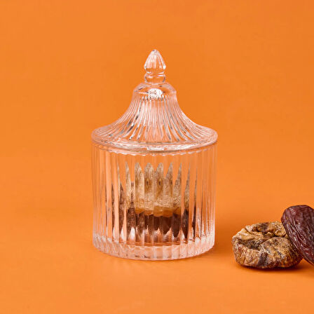 Kristal Cam Şekerlik - Şeffaf - 7 cm