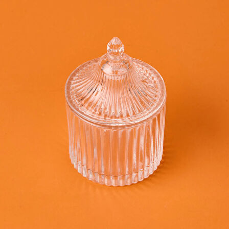 Kristal Cam Şekerlik - Şeffaf - 7 cm