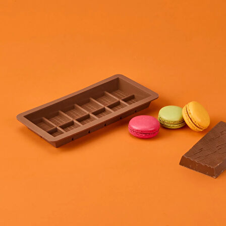 Orta Boy Dubai Çikolatası Kalıbı - Kahverengi