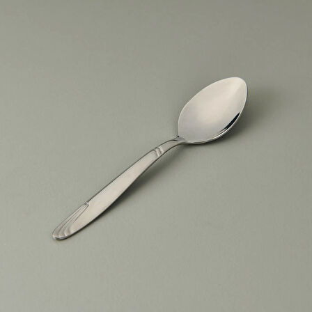 Imran Lizbon Model 12'li Çay Kaşığı - Gümüş - 11 cm