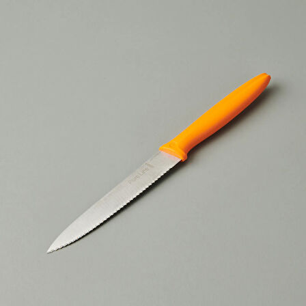Dişli Sebze Bıçağı - Turuncu - 12 cm