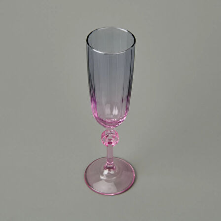 2'li Ayaklı Bardak - Renkli - 150 ml