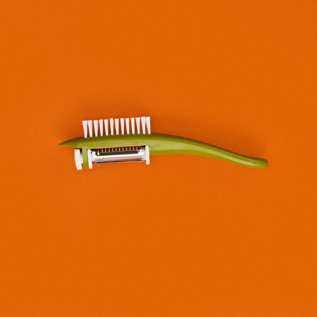 Fırçalı Soyacak - Yeşil - 10 cm