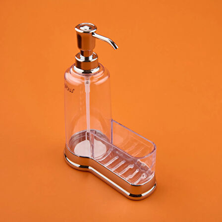 Süngerlikli Cam Sıvı Sabunluk - Asorti