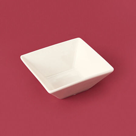 Kare Sosluk - Beyaz - 7 cm