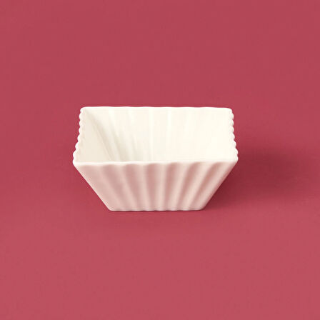 Kare Sütun Sosluk - Beyaz - 7 cm