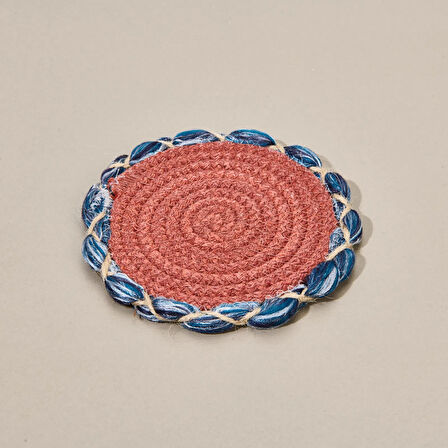 Soft Laetus Bardak Altlığı - Kiremit - 13x13 cm