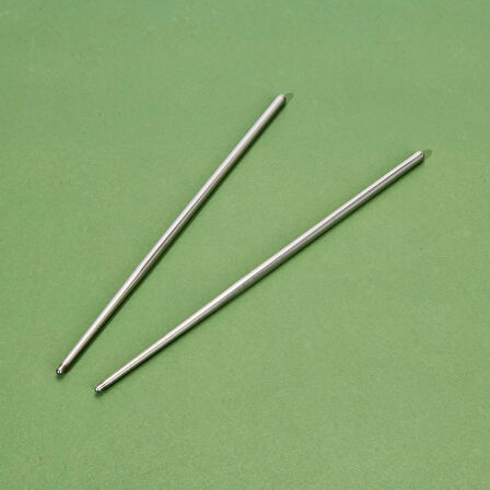 Çelik Yemek Çubuğu - Gri - 22,5 cm