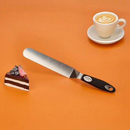 Kitchen Pastacı Spatulası - Siyah - 36 cm
