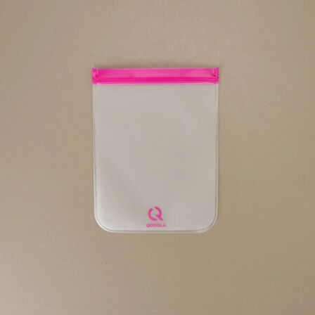 Yıkanabilir 3'lü Gıda Saklama Poşeti - Renkli - 19x25 cm