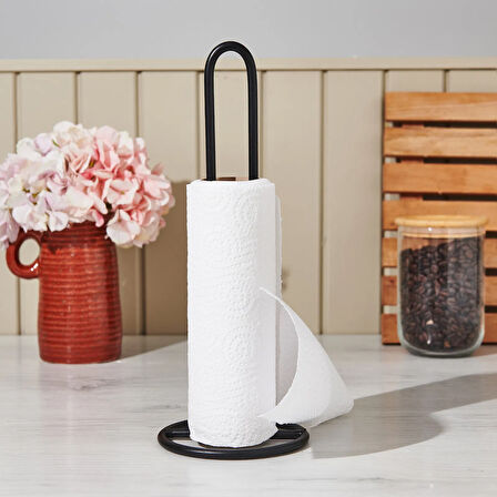 Houseware Kağıt Havlu Tutucu - Siyah - 32 cm